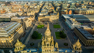 George Square, Glasgow Image of Volunteers